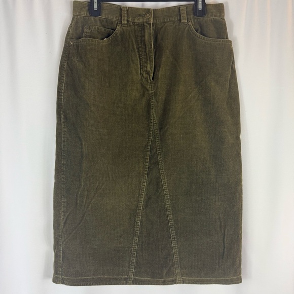 Jones Sport Skirt Size 10 Olive Green Stretch
Corduroy Casual Country Boho Twee - Picture 1 of 12